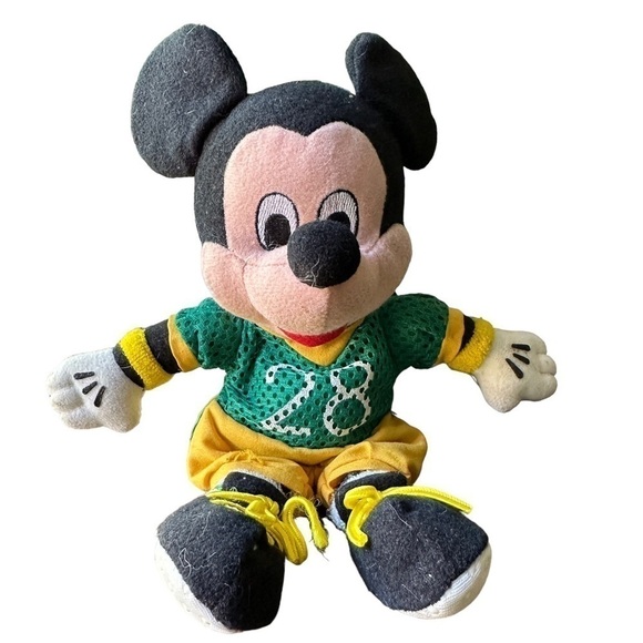 VINTAGE Football Mickey Stuffie - Picture 1 of 4